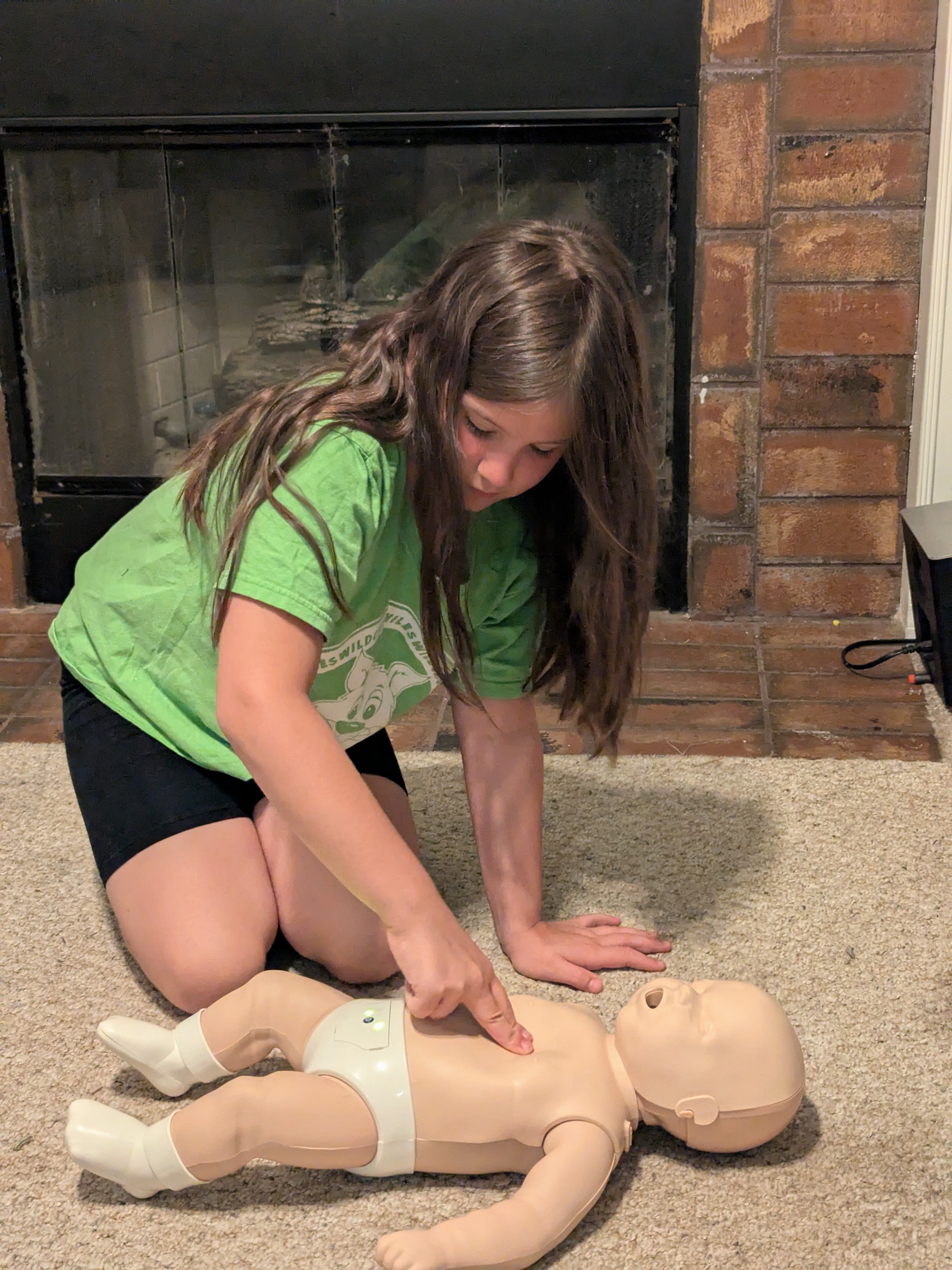 Infant CPR demo